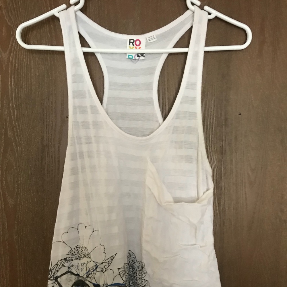 Roxy White tang top